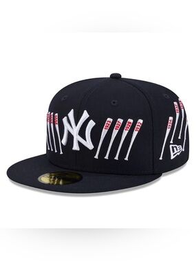 NEW ERA X SPIKE LEE - New York Yankees Champion Bats 59FIFTY Fitted Cap - Navy